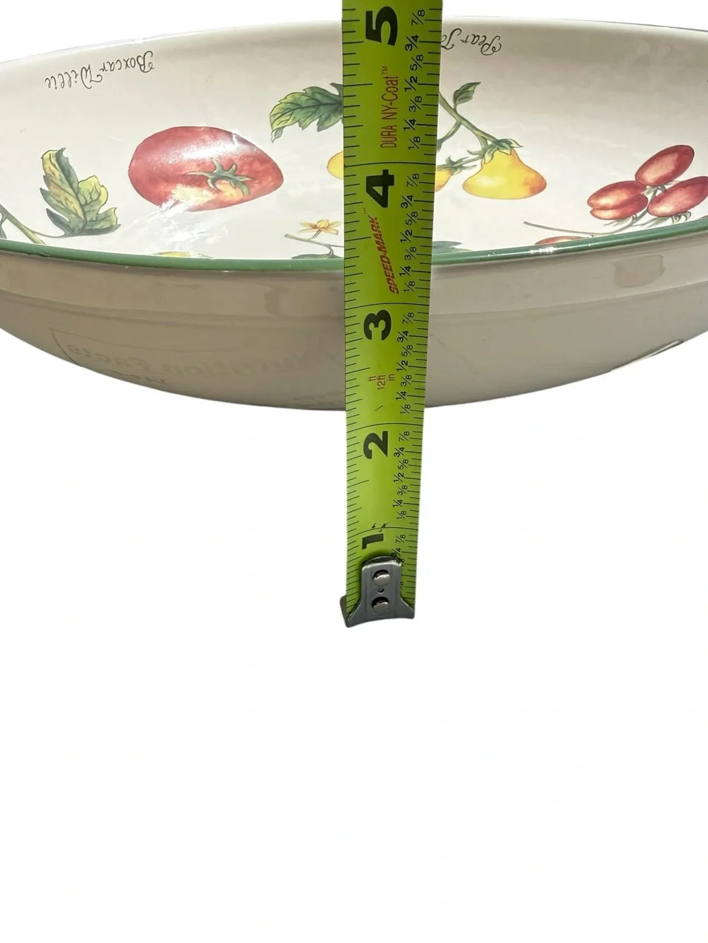 Vintage Williams Sonoma Vegetable Garden Serving Bowl Large Italy Farmhouse 13”